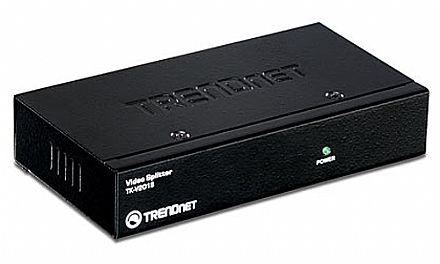 Cabo & Adaptador - Multiplicador de Video - Vídeo Splitter - 2 saídas VGA - Trendnet TK-V201S