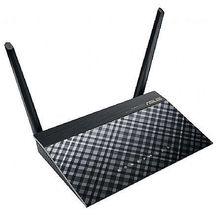 Roteador, Repetidor & Acess Point - Roteador Wi-Fi Asus RT-AC51U - 2.4 GHz e 5 GHz - Dual-Band AC750 - USB para modem 3G/4G - VPN