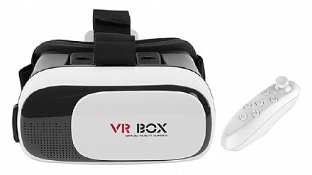 Acessorios de telefonia - Óculos de Realidade Virtual VR Box - com Controle Bluetooth - Empire V1820
