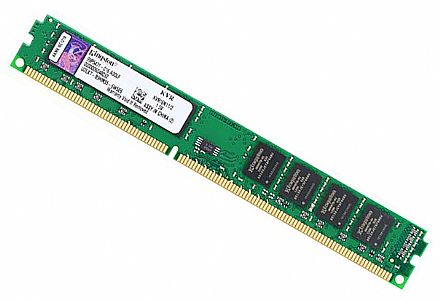 Memória para Desktop - Memória 4GB DDR3 1333MHz Kingston Value - KVR13N9S8/4