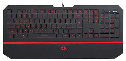 Teclado - Teclado Gamer Redragon KARURA - Iluminação LED 7 Cores - K502 - ANSI