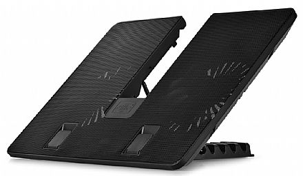 Notebook Acessórios - Suporte para Notebook DeepCool U Pal - 2 Coolers de 140mm - DP-N214A5-UPAL