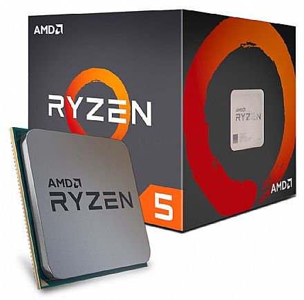 Processador AMD - AMD Ryzen 5 1600 AF Hexa Core - 12 Threads - 3.2GHz (Turbo 3.6GHz) - Cache 19MB - AM4 - TDP 65W - YD1600BBAFBOX