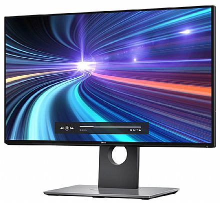 Monitor - Monitor 23.8" Dell U2417H UltraSharp - Borda Infinita - Full HD - 8ms - com Rotação e Ajuste de altura - USB 3.0 - Outlet - Garantia 1 ano