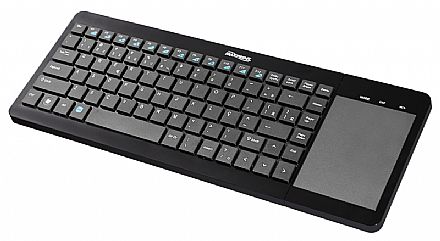 Teclado - Teclado sem Fio Smart Touch Maxprint 6011353 - Touchpad