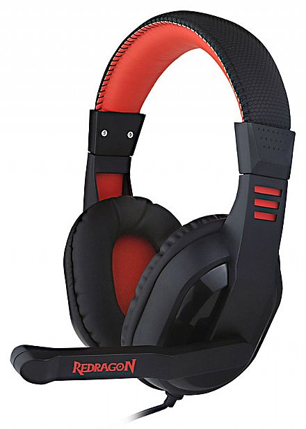 Fone de Ouvido - Headset Redragon Garuda - com Controle de Volume e Microfone - Conector P2 - H101