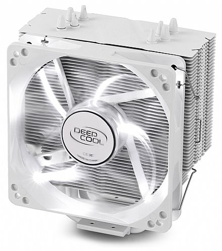 Cooler CPU - Cooler DeepCool Gammaxx 400 White (AMD / Intel) - LED Branco - DP-MCH4-GMX400WH