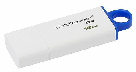 Pen Drive - Pen Drive 16GB Kingston DataTraveler G4 - USB 3.0 - DTIG4/16GB