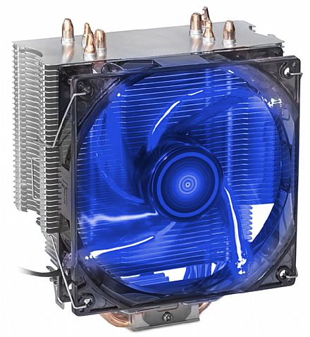 Cooler CPU - Cooler DEX DX-2011 (Intel / AMD) - LED Azul - 70.0 CFM