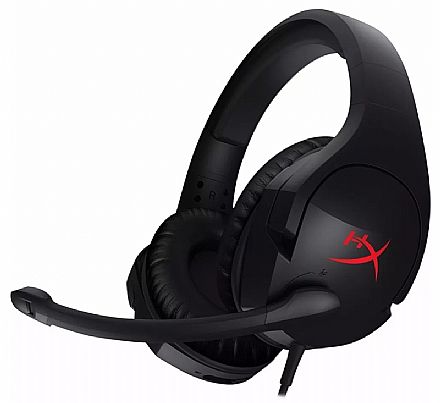 Fone de Ouvido - Headset Gamer Kingston HyperX Cloud Stinger - com Controle de Volume e Microfone - Conector P2 - HX-HSCS-BK