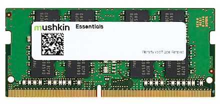 Memória para Notebook - Memória SODIMM 4GB DDR4 2666MHz Mushkin Essentials - para Notebook - 1.2V - MES4S266KF4G