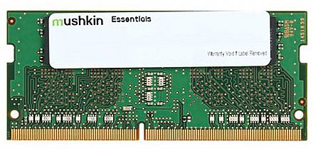 Memória para Notebook - Memória SODIMM 4GB DDR4 2133MHz Mushkin Essentials - para Notebook - Low Voltage 1.2V - MES4S213FF4G18