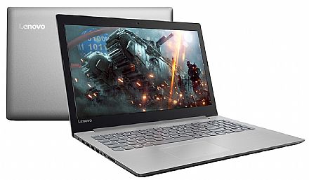 Notebook - Notebook Lenovo Ideapad 320 - Tela 15.6", Intel i5 7200U, 12GB DDR4, HD 1TB, GeForce 940MX 2GB, Windows 10 - 80YH0007BR
