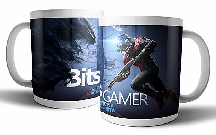 Acessórios - Caneca de porcelana - Bits Gamer Prey