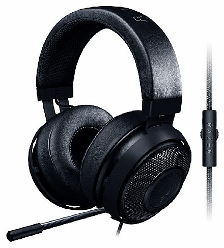 Fone de Ouvido - Headset Razer Kraken Pro V2 - Microfone retrátil - com Controle de Volume - Conector P2 - Preto - RZ04-02050400-R3U1