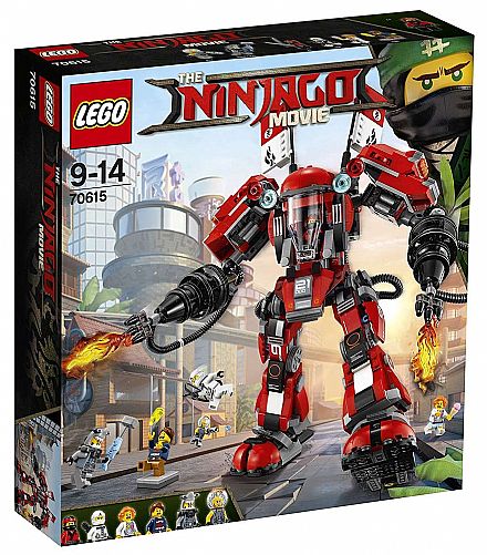 Brinquedo - LEGO Ninjago - Robô de Fogo - 70615