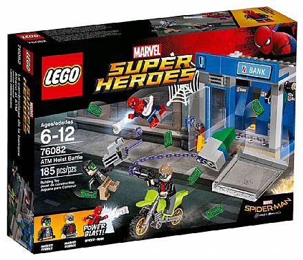 Brinquedo - LEGO Super Heroes - Combate no Caixa Eletrônico - 76082