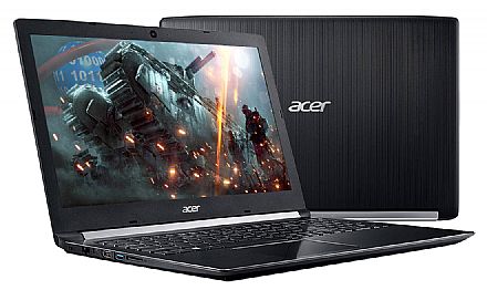 Notebook - Notebook Acer Aspire A515-51G-72DB - Tela 15.6" Full HD, Intel i7 7500U, 8GB DDR4, HD 1TB, GeForce 940MX 2GB, Windows 10