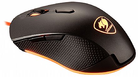 Mouse - Mouse Gamer Cougar Minos X2 - 3000 DPI Ajustável - Iluminção LED em 3 Zonas - USB - CGR-WOSB-MX2