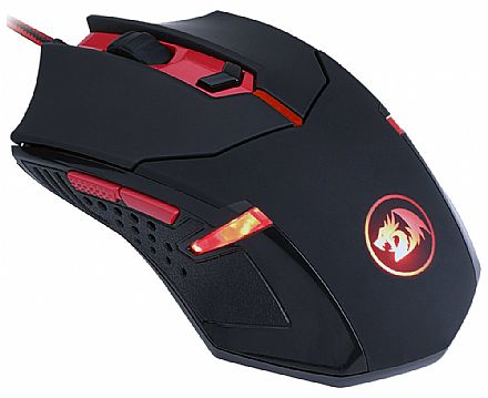 Mouse - Mouse Gamer Redragon Centrophorus V3 - 3200dpi - 8 Botões - Sistema de Ajuste de Peso - M601-3