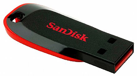 Pen Drive - Pen Drive 16GB SanDisk Cruzer Blade - SDCZ50-016G-B35
