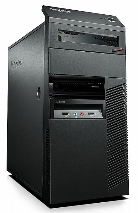 Gabinete - Gabinete Lenovo ThinkCentre M Series - USB 3.0 - Preto - Open Box (Exclusivo p/ produtos Lenovo)