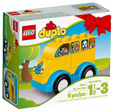 Brinquedo - LEGO Duplo - O Meu Primeiro Ônibus - 10851