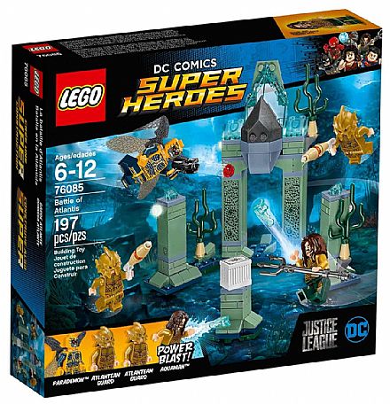 Brinquedo - LEGO Super Heroes - Combate de Atlantis - 76085