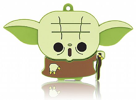 Pen Drive - Pen Drive 8GB Star Wars Yoda - Multilaser PD037