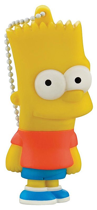 Pen Drive - Pen Drive 8GB Simpsons Bart - Multilaser PD071