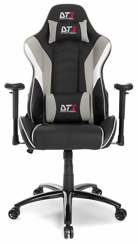 Cadeiras - Cadeira Gamer DT3 Sports Elise Grey - Encosto Reclinável de 180º - Construção em Aço - 10633-3
