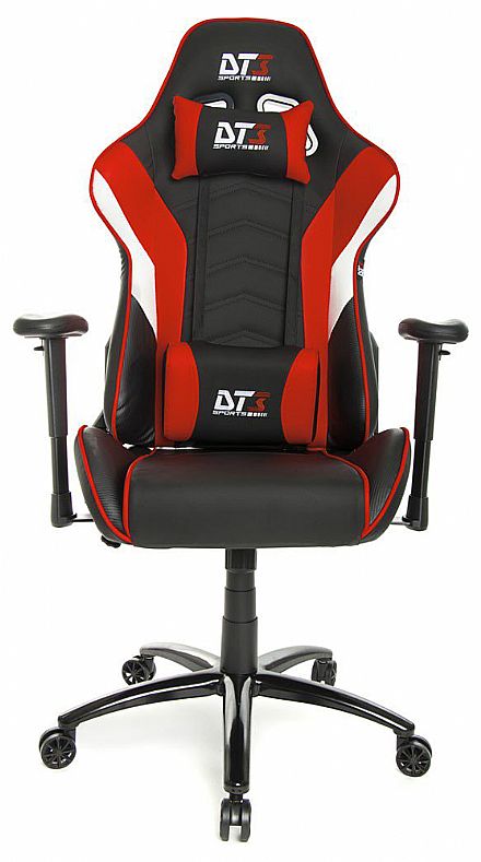 Cadeiras - Cadeira Gamer DT3 Sports Elise Red - Encosto Reclinável de 180º - Construção em Aço - 10637-7