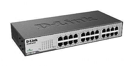 Rede Switch - Switch 24 portas D-Link DES-1024D - 100Mbps