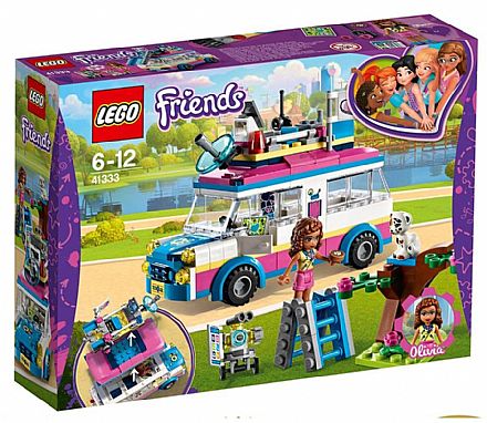 Brinquedo - LEGO Friends - O Veículo de Missões da Olivia - 41333