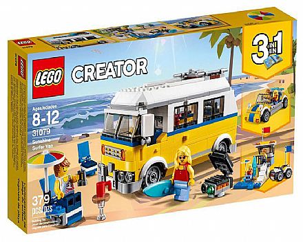 Brinquedo - LEGO Creator - Sunshine - Van de Surfista - 31079