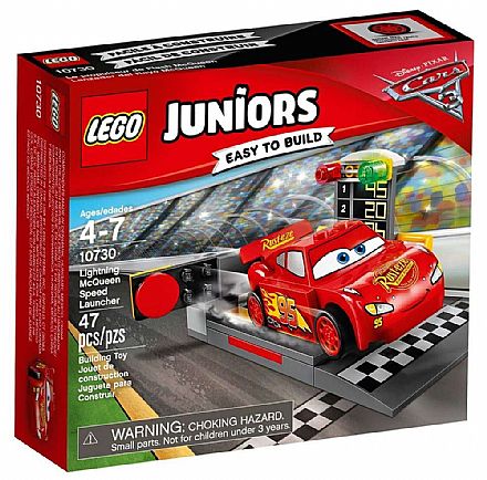 Brinquedo - LEGO Juniors - Pista de Lançamento de Relâmpago McQueen - 10730