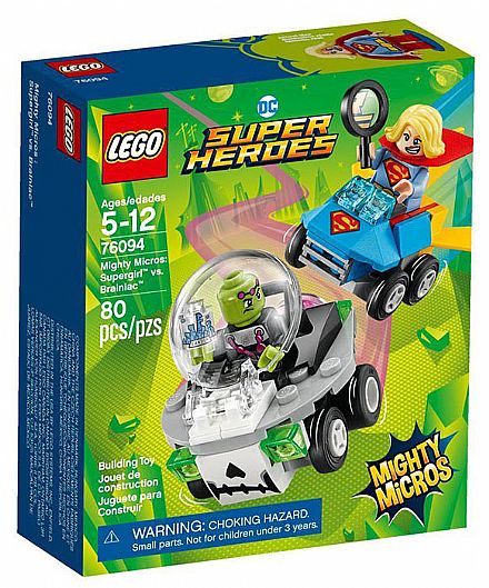 Brinquedo - LEGO DC Super Heroes - Mighty Micros: Supergirl vs. Brainiac - 76094