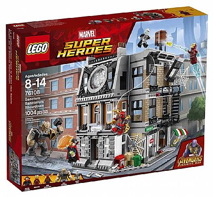 Brinquedo - LEGO Marvel Super Heroes - O Confronto Sanctum Sanctorum - 76108