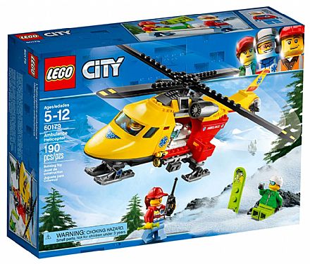 Brinquedo - LEGO City - Helicóptero Ambulância - 60179