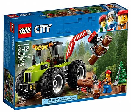 Brinquedo - LEGO City - Trator Florestal - 60181