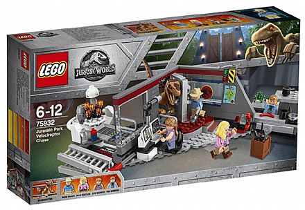 Brinquedo - LEGO Jurassic World - Perseguição de Raptor - 75932