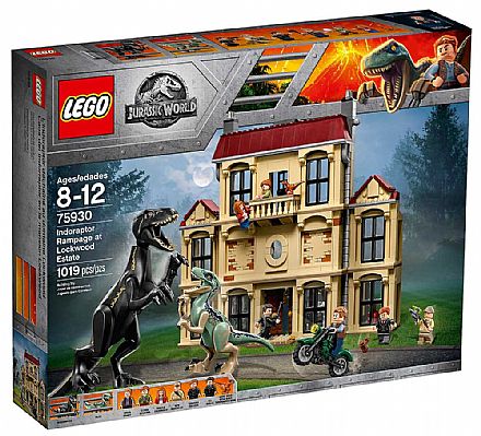 Brinquedo - LEGO Jurassic World - Indoraptor em Fúria - 75930
