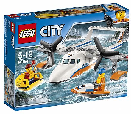 Brinquedo - LEGO City - Hidroavião de Resgate - 60164