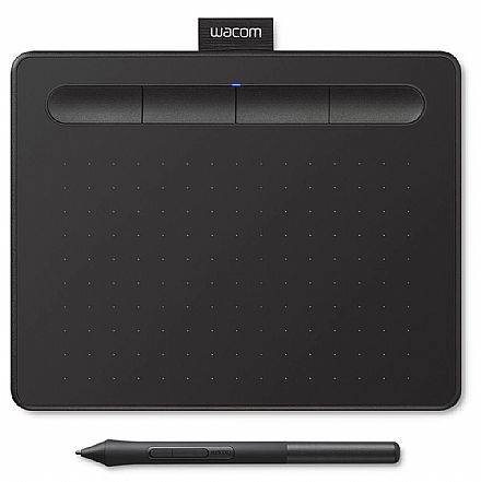 Mesa Digitalizadora - Mesa Digitalizadora Wacom Intuos Creative - Pequena - com Bluetooth - CTL-4100WLK