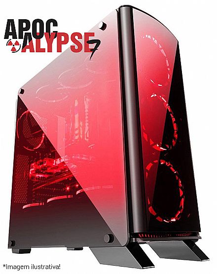 Computador Gamer - PC Gamer Bits Apocalypse 7 - Intel® i7 8700, 16GB, HD 1TB, Geforce RTX 2060 6GB