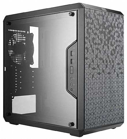 Gabinete - Gabinete Cooler Master MasterBox Q300L - Janela Lateral - USB 3.0 - MCB-Q300L-KANN-S00