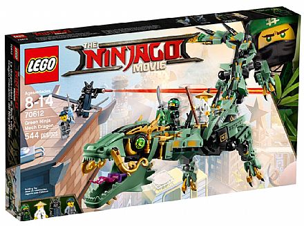 Brinquedo - LEGO Ninjago - Dragão do Ninja Verde - 70612