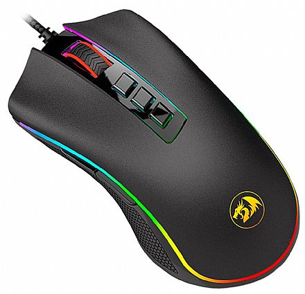 Mouse - Mouse Gamer Redragon Cobra Chroma M711 - 10000dpi - com LED RGB - 7 Botões Programáveis