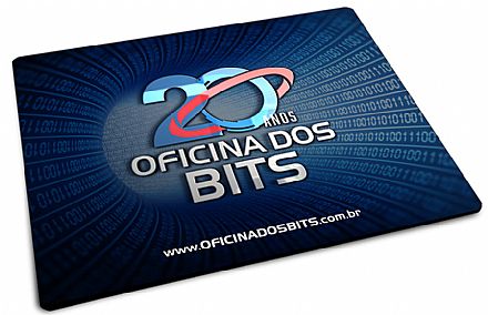 Mouse pad - Mouse Pad Bits - 220 x 175 x 2mm - Edição especial 20 anos