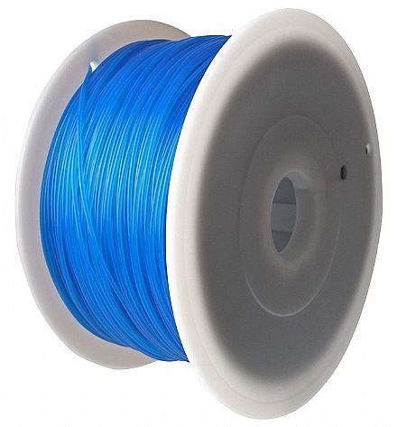 Filamento 3D - Filamento para Impressora 3D FFF - ABS Azul - 1Kg - 1,75mm - Flashforge